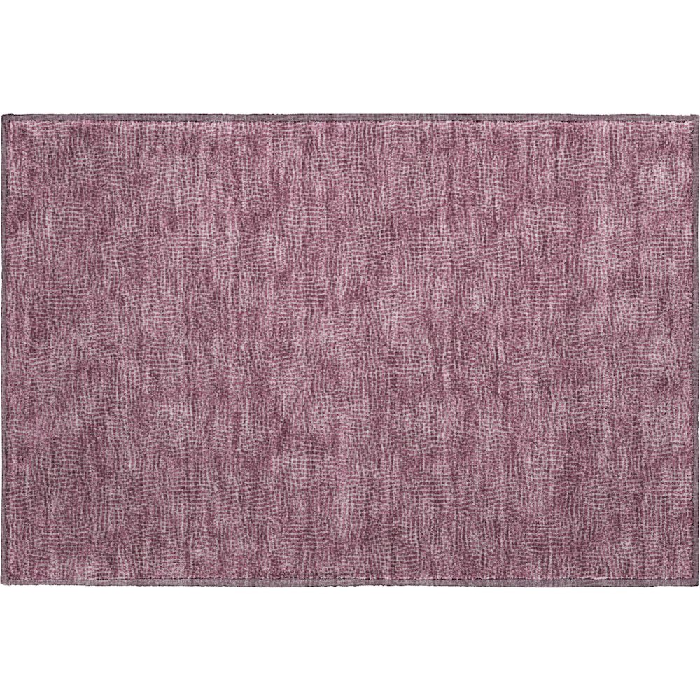 Premium Machine Washable Mayfield AMF1057 Eggplant 1'8" x 2'6" Rug. Picture 1
