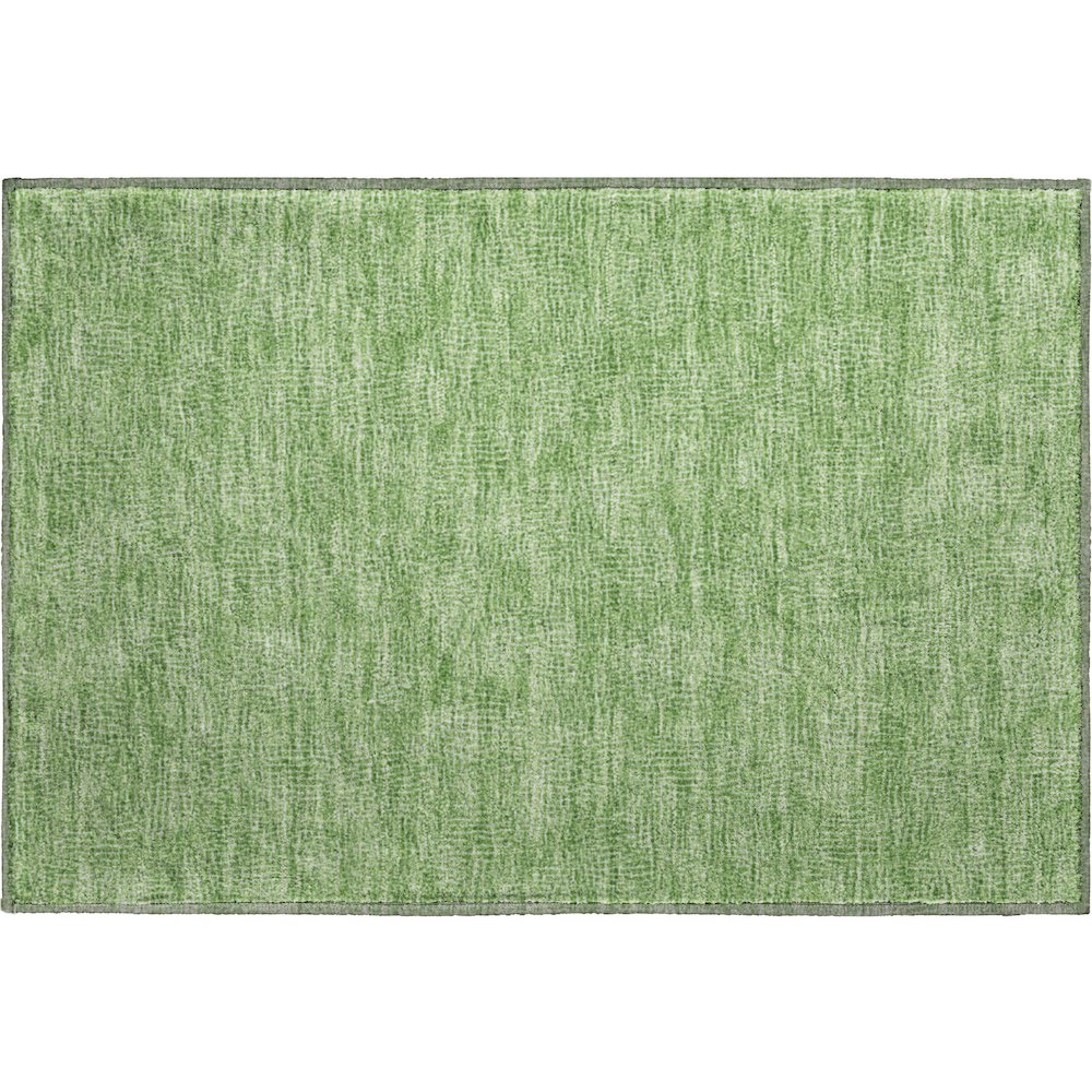 Premium Machine Washable Mayfield AMF1057 Green 1'8" x 2'6" Rug. Picture 1