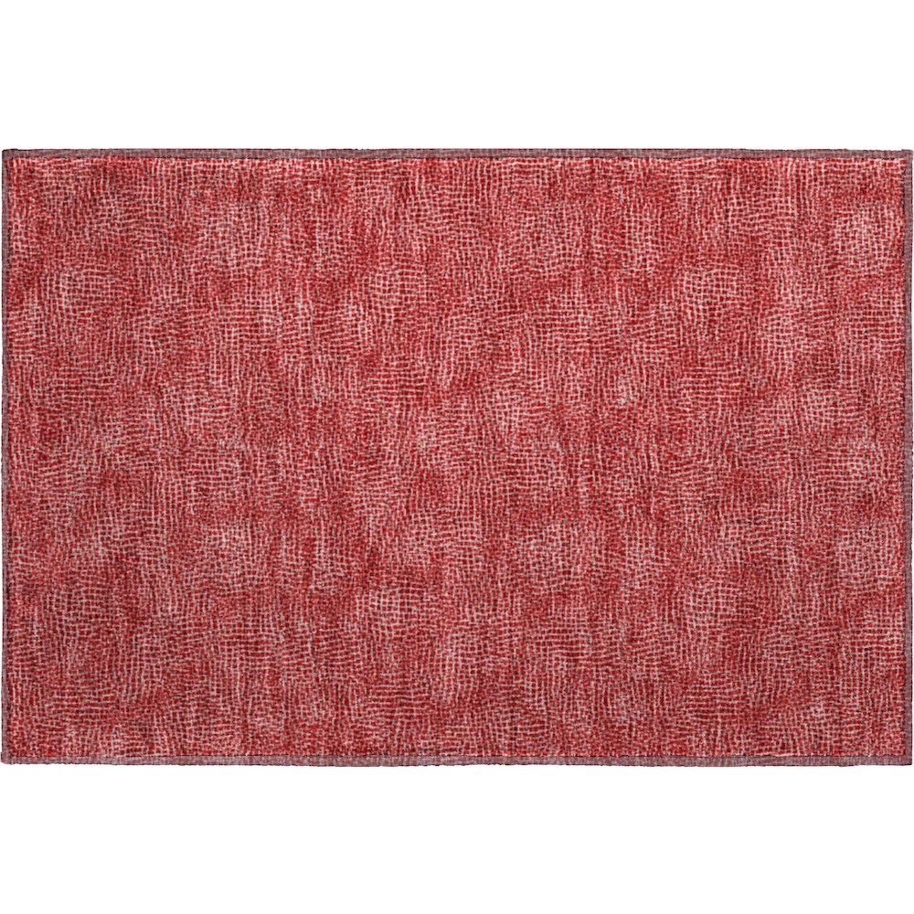 Premium Machine Washable Mayfield AMF1057 Red 1'8" x 2'6" Rug. Picture 1