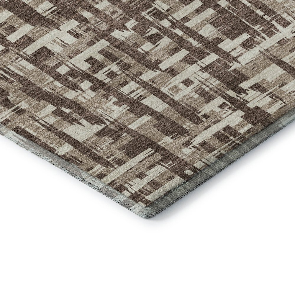 Premium Machine Washable Mayfield AMF1059 Brown 1'8" x 2'6" Rug. Picture 3