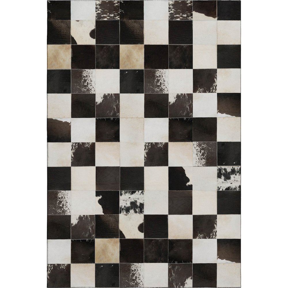 Premium Machine Washable Mayfield  Black 2'6" x 3'10" Rug. Picture 1