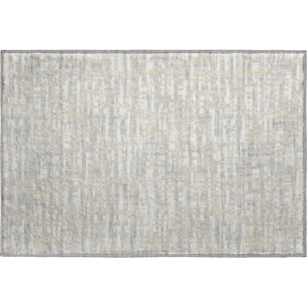 Premium Machine Washable Mayfield AMF1060 Beige 1'8" x 2'6" Rug. Picture 1
