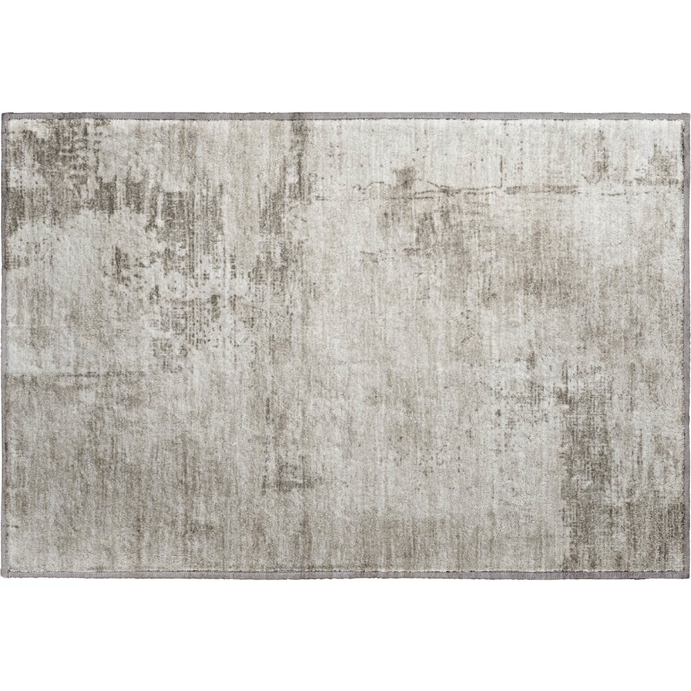 Premium Machine Washable Mayfield AMF1062 Beige 1'8" x 2'6" Rug. Picture 1