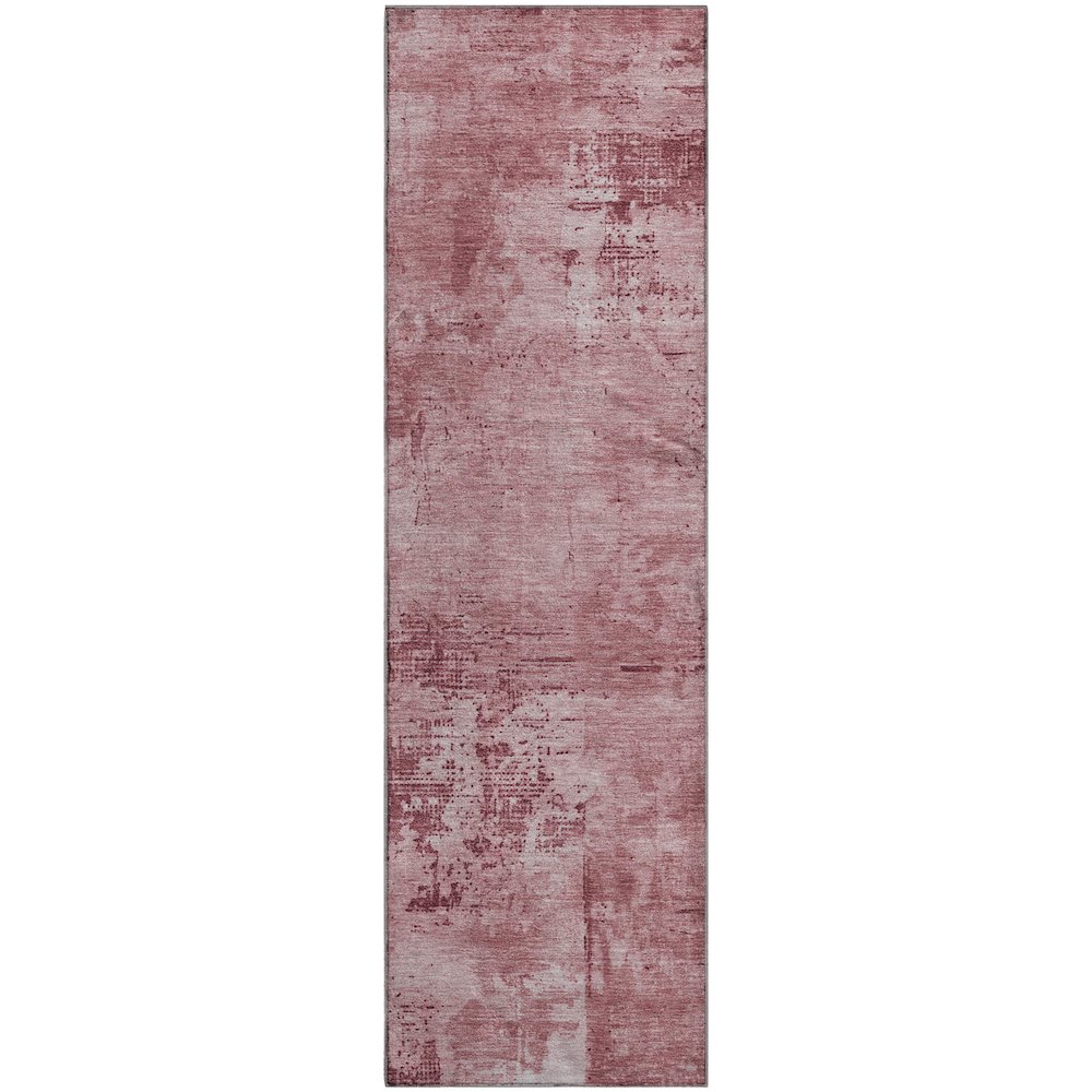 Premium Machine Washable Mayfield AMF1062 Blush 2'3" x 7'6" Runner Rug. Picture 1