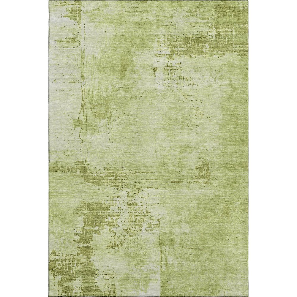 Premium Machine Washable Mayfield AMF1062 Lime 2'6" x 3'10" Rug. Picture 1