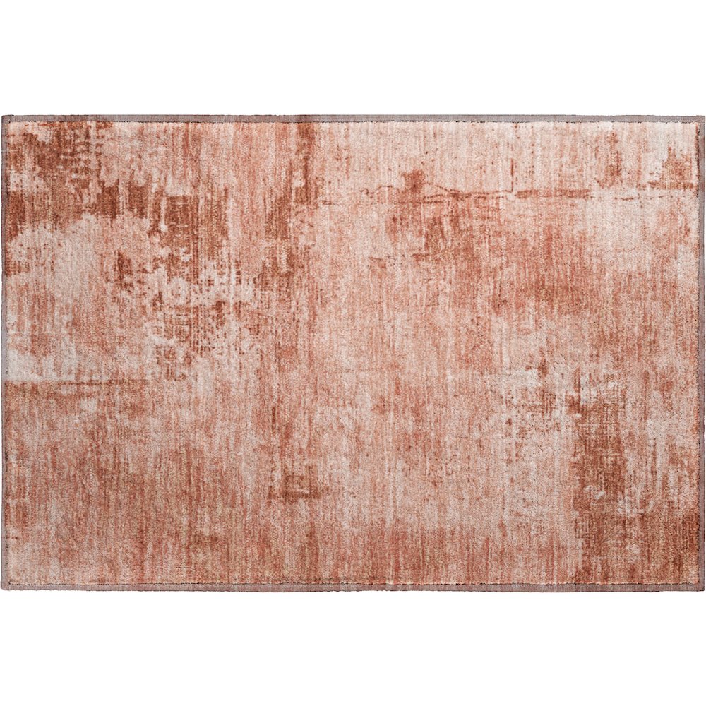 Premium Machine Washable Mayfield AMF1062 Paprika 1'8" x 2'6" Rug. Picture 1