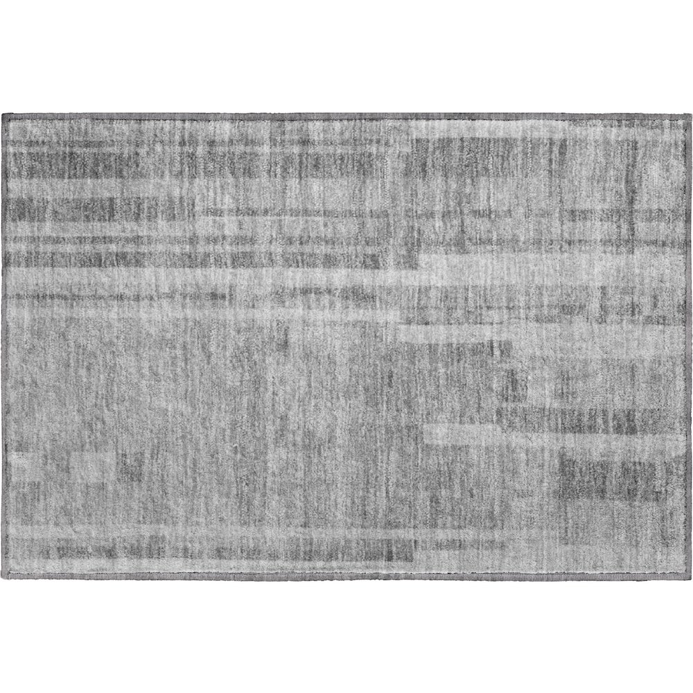 Premium Machine Washable Mayfield AMF1063 Gray 1'8" x 2'6" Rug. Picture 1