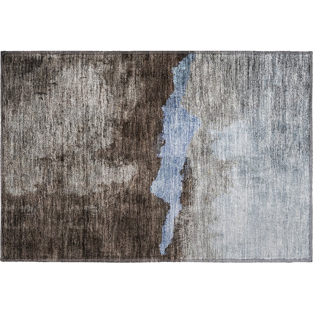 Premium Machine Washable Mayfield AMF1069 Chocolate 1'8" x 2'6" Rug. Picture 1