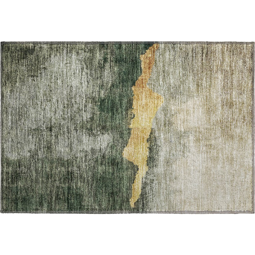 Premium Machine Washable Mayfield AMF1069 Fern 1'8" x 2'6" Rug. Picture 1