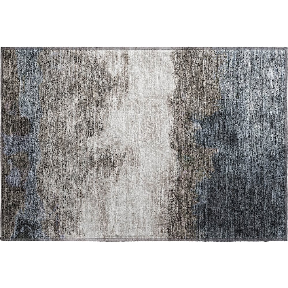 Premium Machine Washable Mayfield AMF1070 Gray 1'8" x 2'6" Rug. Picture 1