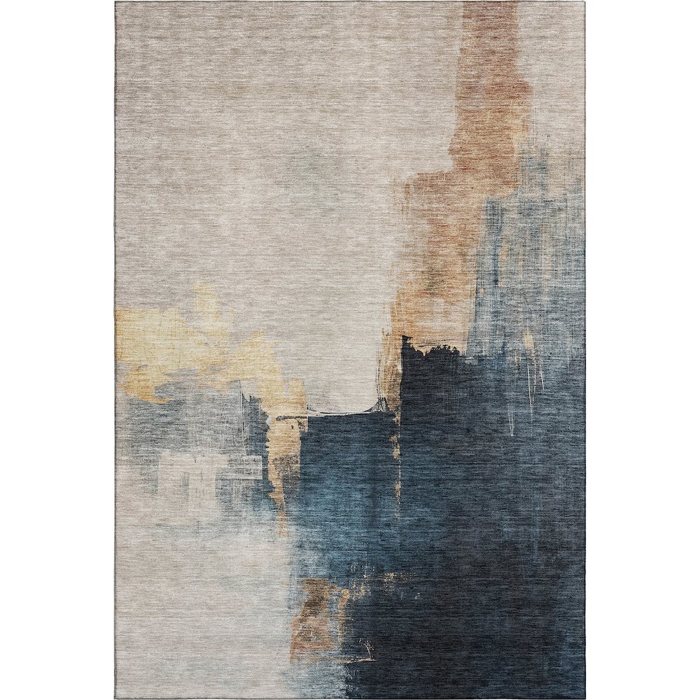Premium Machine Washable Mayfield AMF1071 Taupe 2'6" x 3'10" Rug. Picture 1