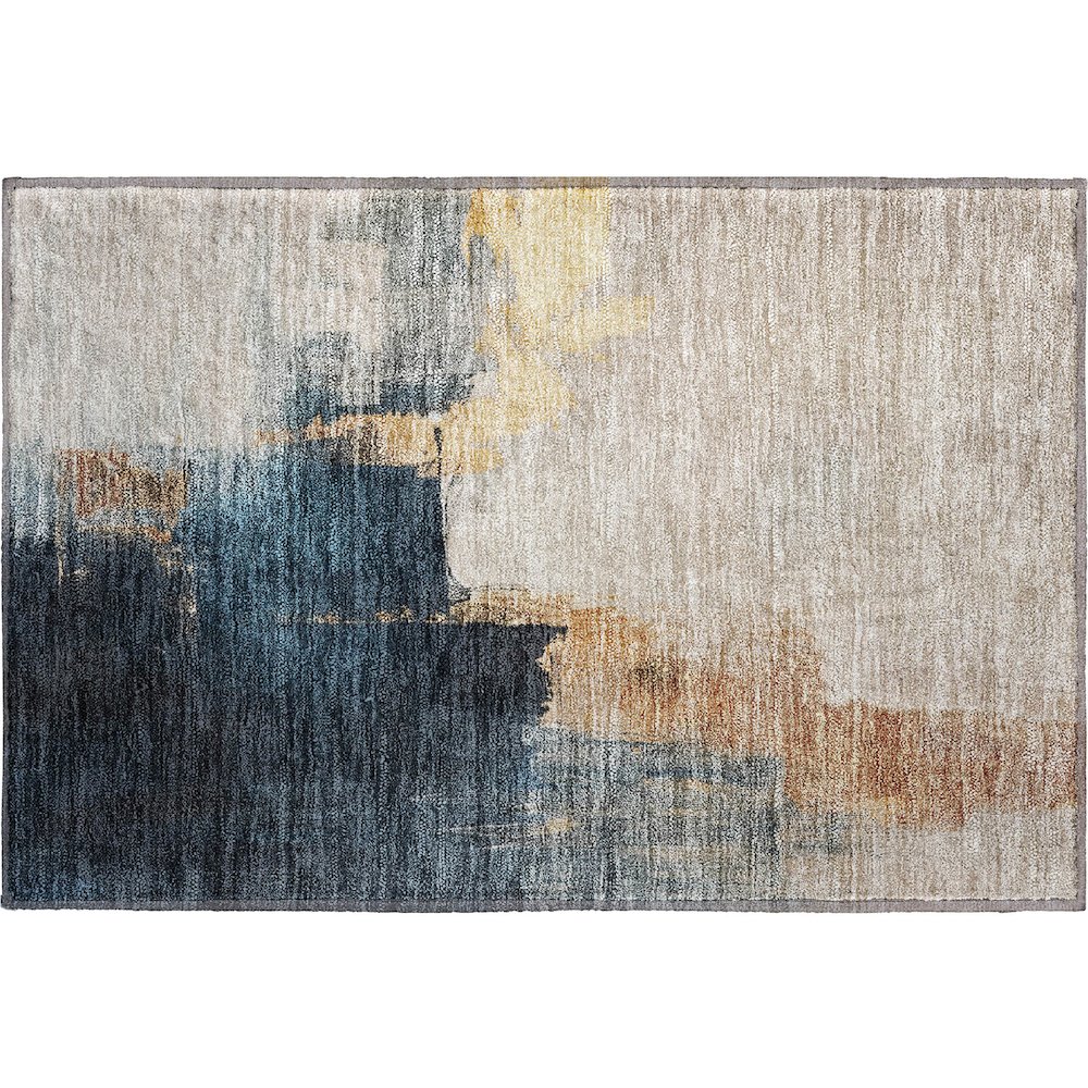 Premium Machine Washable Mayfield AMF1071 Taupe 1'8" x 2'6" Rug. Picture 1