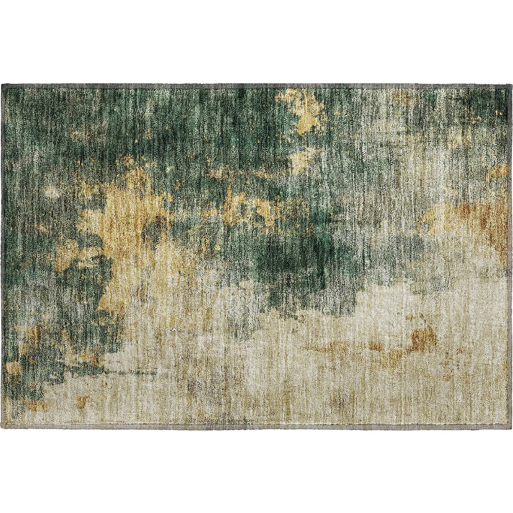 Premium Machine Washable Mayfield AMF1072 Fern 1'8" x 2'6" Rug. Picture 1