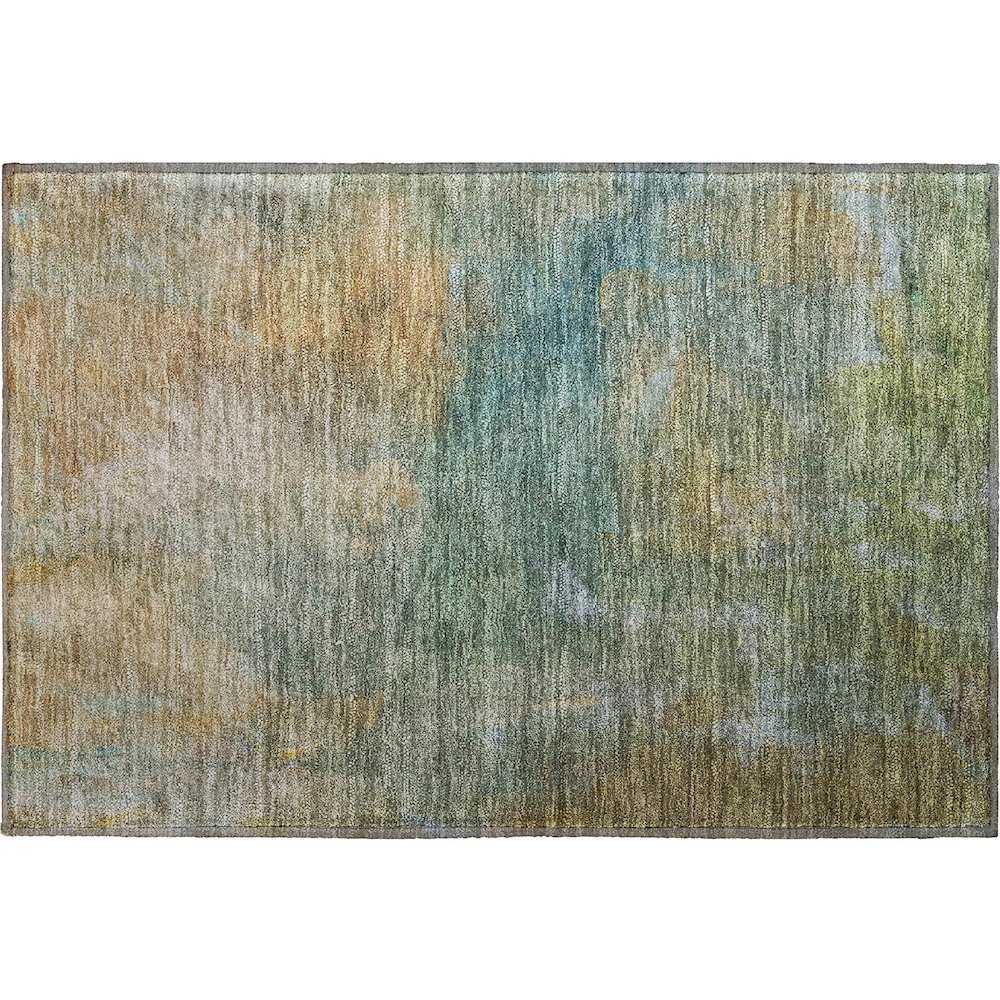 Premium Machine Washable Mayfield AMF1073 Aloe 1'8" x 2'6" Rug. Picture 1