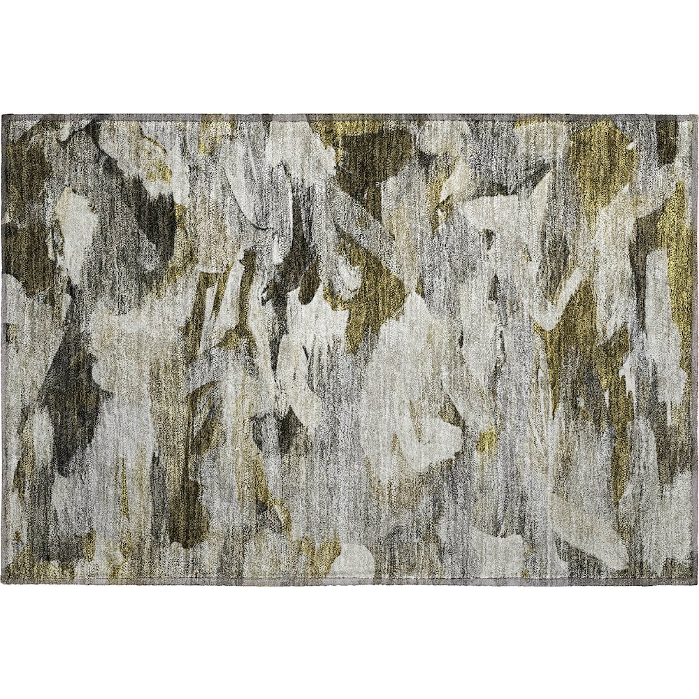 Premium Machine Washable Mayfield AMF1075 Granite 1'8" x 2'6" Rug. Picture 1