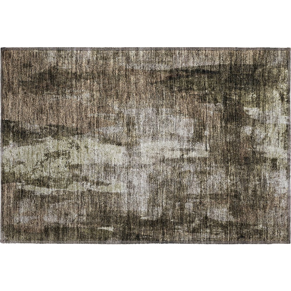 Premium Machine Washable Mayfield AMF1077 Brown 1'8" x 2'6" Rug. Picture 1