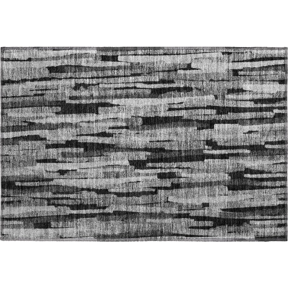Premium Machine Washable Mayfield AMF1079 Gray 1'8" x 2'6" Rug. Picture 1