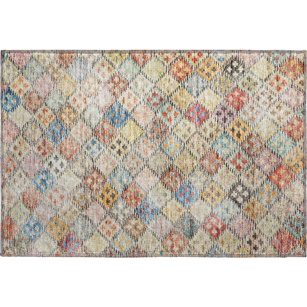 Premium Machine Washable Mayfield AMF1081 Paprika 1'8" x 2'6" Rug. Picture 1