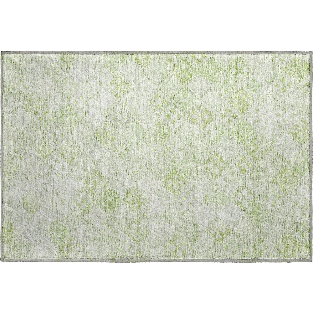 Premium Machine Washable Mayfield AMF1081 Sage 1'8" x 2'6" Rug. Picture 1