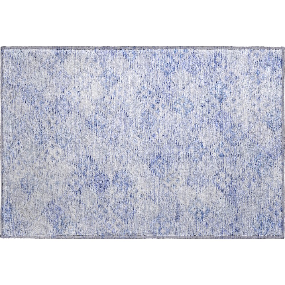 Premium Machine Washable Mayfield AMF1081 Sky 1'8" x 2'6" Rug. Picture 1