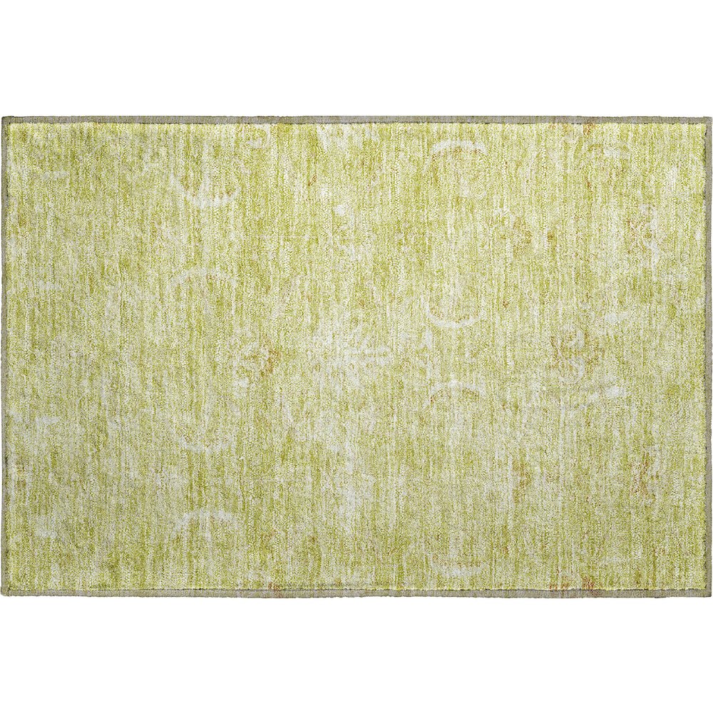 Premium Machine Washable Mayfield AMF1083 Aloe 1'8" x 2'6" Rug. Picture 1