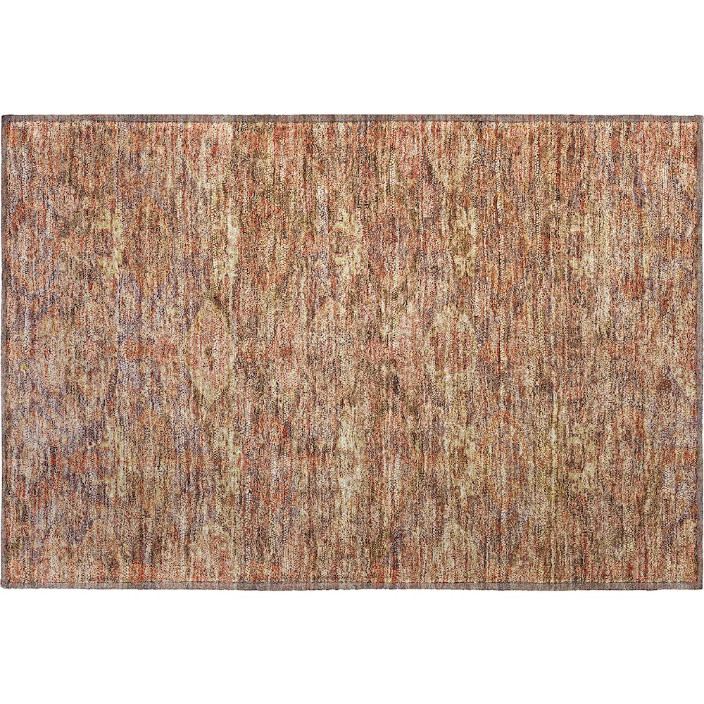 Premium Machine Washable Mayfield AMF1084 Brown 1'8" x 2'6" Rug. Picture 1