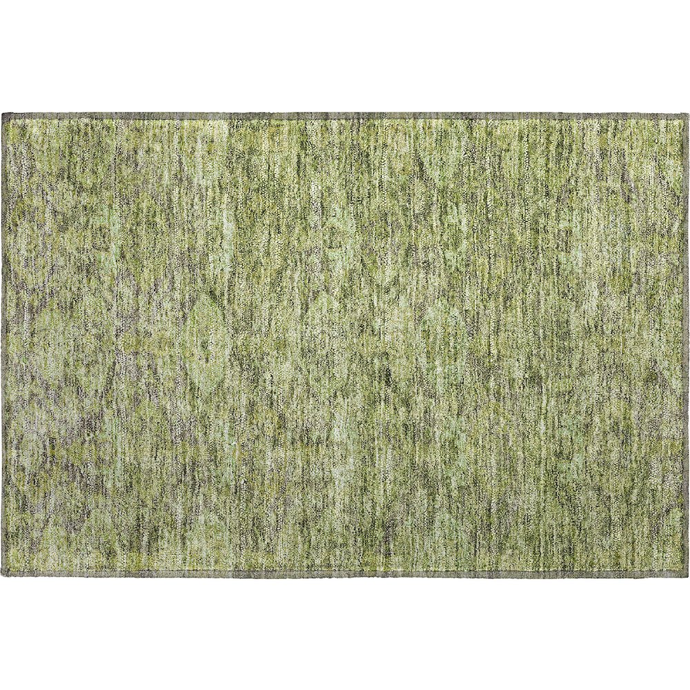 Premium Machine Washable Mayfield AMF1084 Green 1'8" x 2'6" Rug. Picture 1