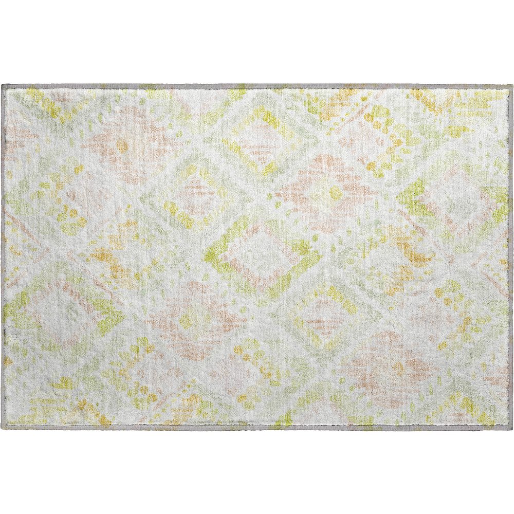 Premium Machine Washable Mayfield AMF1088 Pink 1'8" x 2'6" Rug. Picture 1