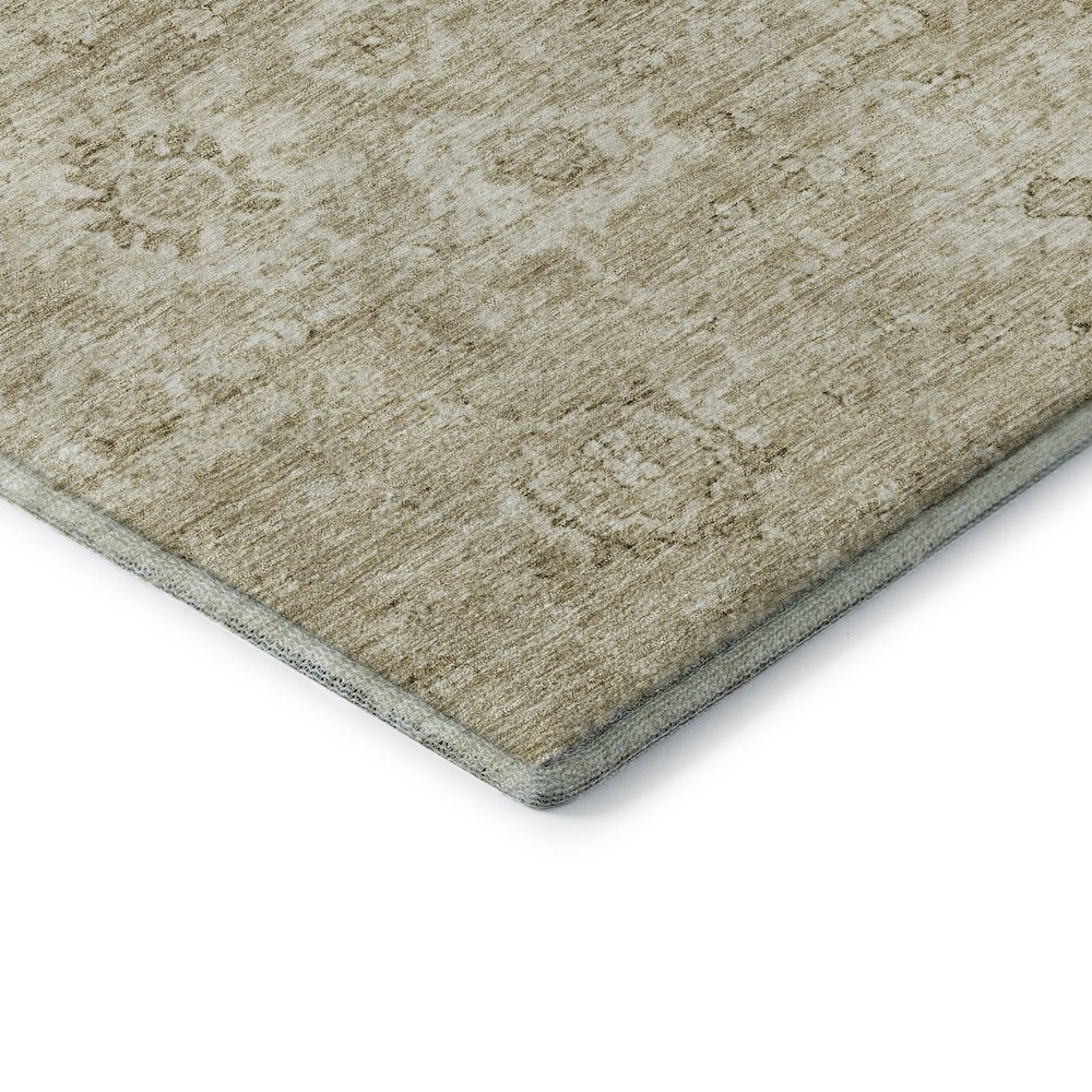 Premium Machine Washable Mayfield AMF1089 Beige 1'8" x 2'6" Rug. Picture 3