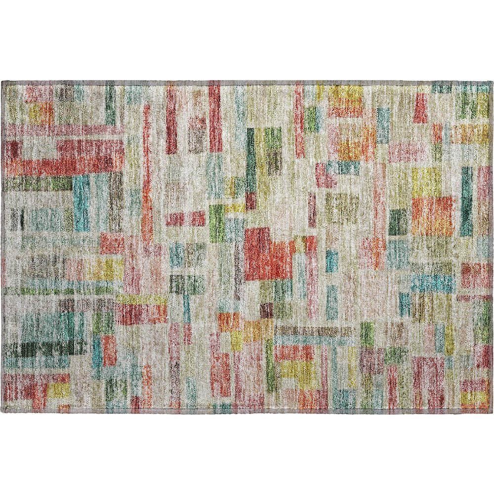 Premium Machine Washable Mayfield AMF1090 Paprika 1'8" x 2'6" Rug. Picture 1