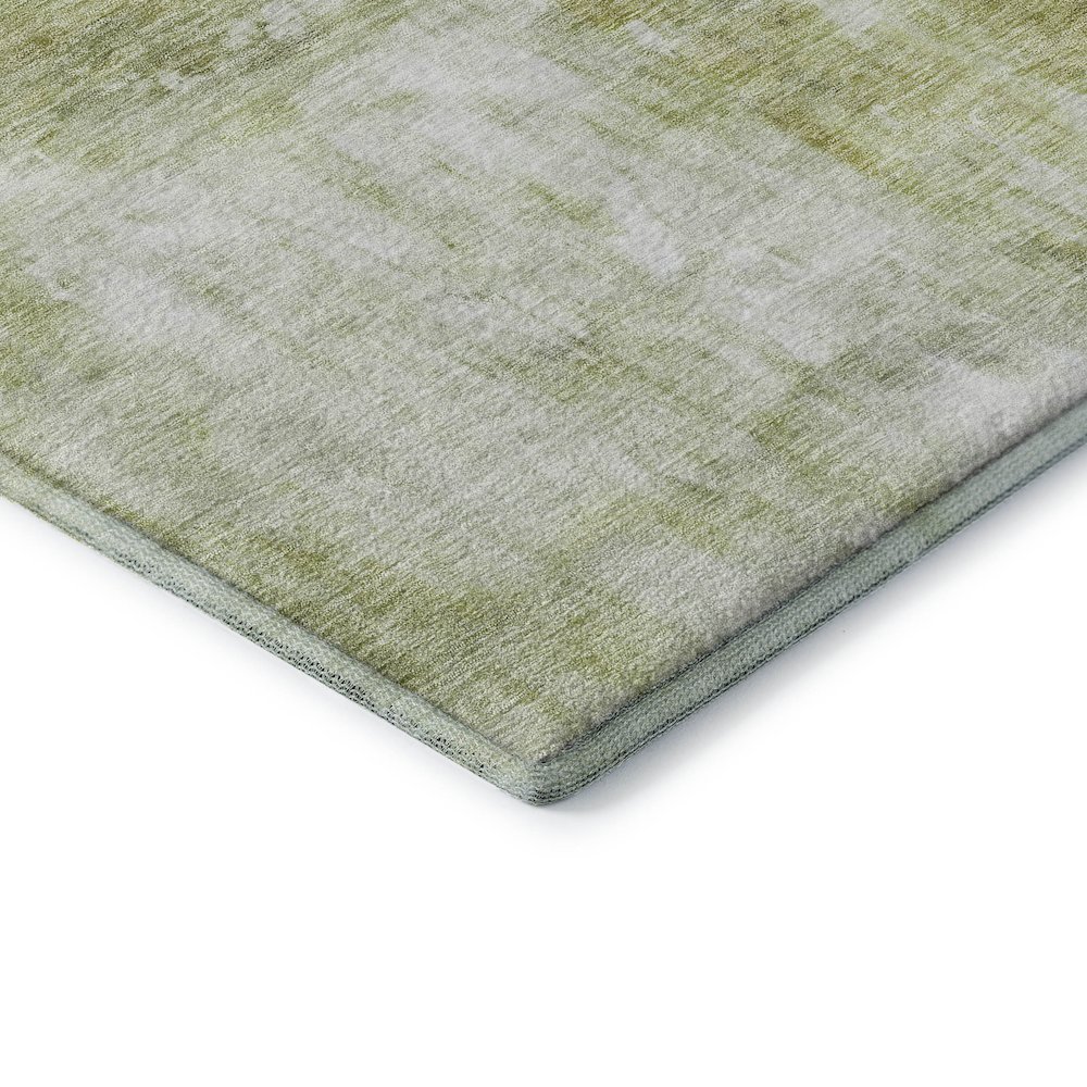 Premium Machine Washable Mayfield AMF1095 Sage 1'8" x 2'6" Rug. Picture 3