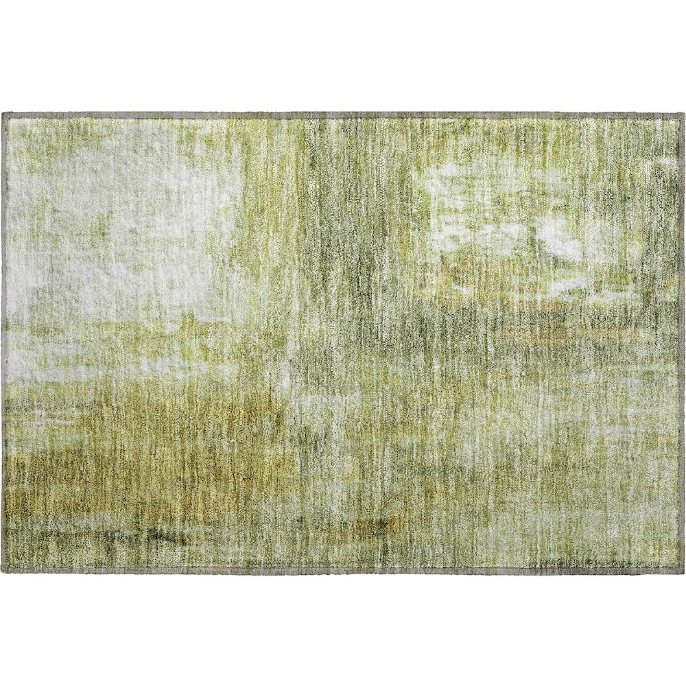 Premium Machine Washable Mayfield AMF1095 Sage 1'8" x 2'6" Rug. Picture 1