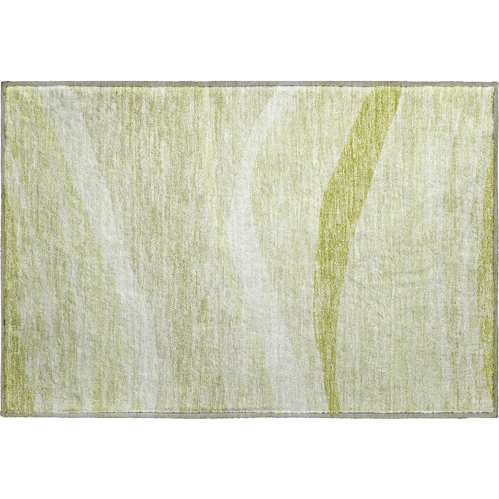 Premium Machine Washable Mayfield AMF1099 Aloe 1'8" x 2'6" Rug. Picture 1