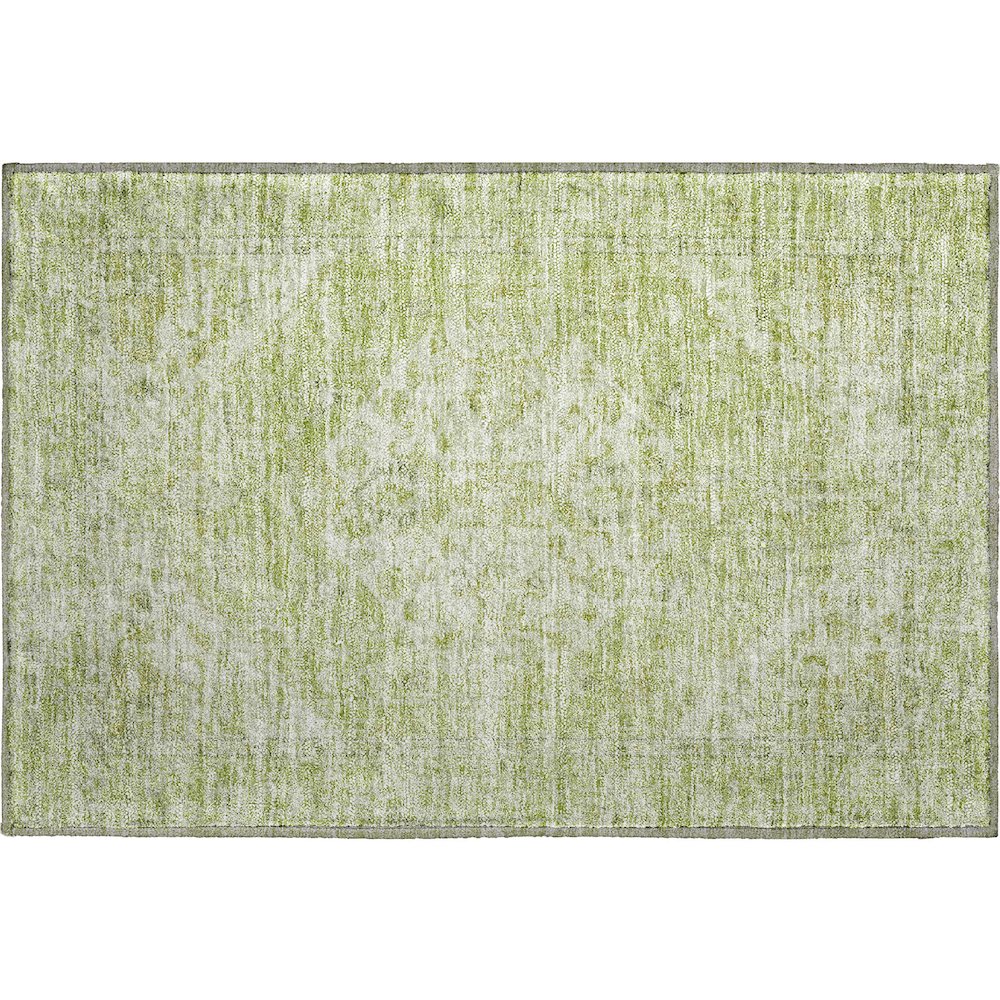 Premium Machine Washable Mayfield AMF1104 Sage 1'8" x 2'6" Rug. Picture 1