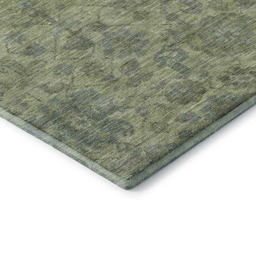 Premium Machine Washable Mayfield AMF1105 Aloe 1'8" x 2'6" Rug. Picture 3