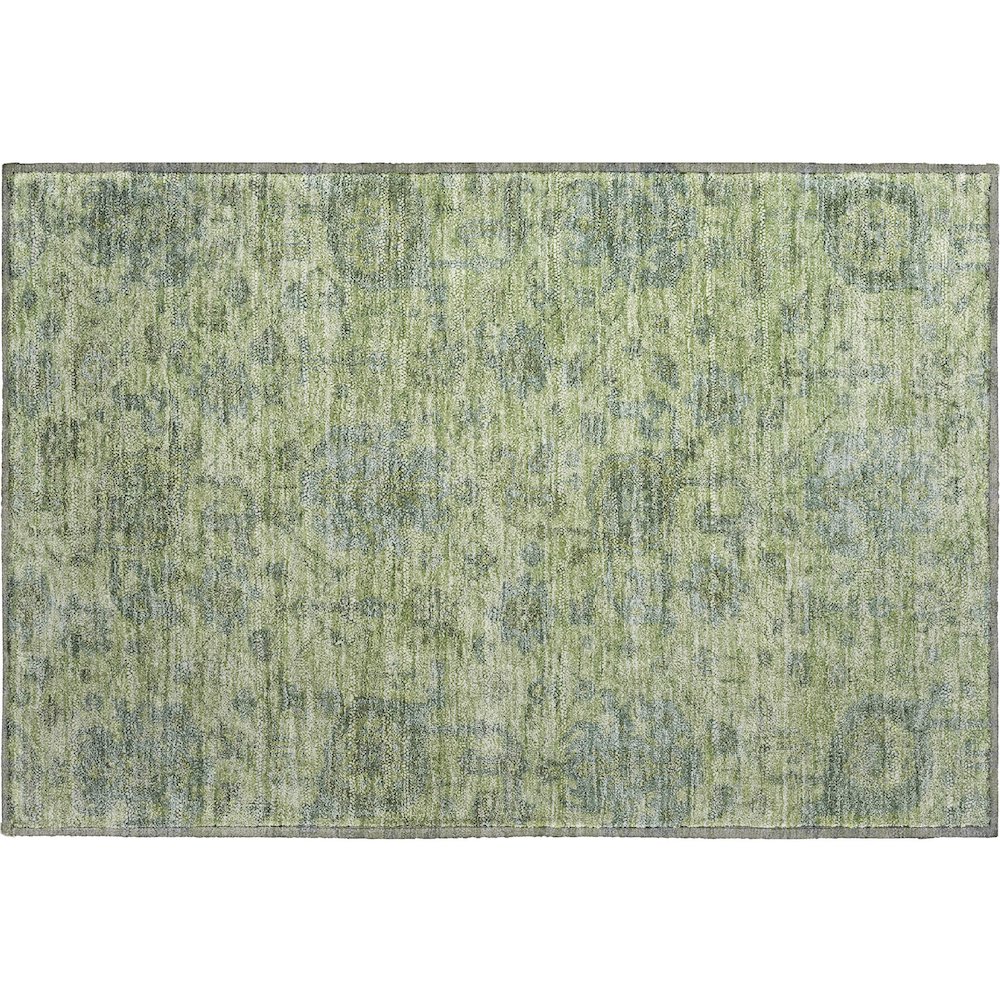 Premium Machine Washable Mayfield AMF1105 Aloe 1'8" x 2'6" Rug. Picture 1