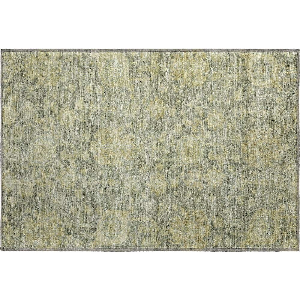 Premium Machine Washable Mayfield AMF1105 Sage 1'8" x 2'6" Rug. Picture 1