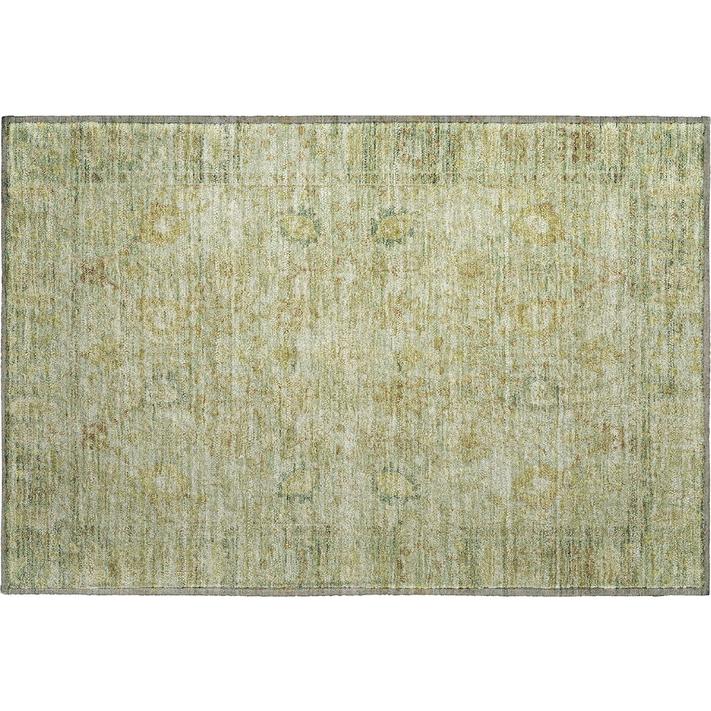 Premium Machine Washable Mayfield AMF1106 Sage 1'8" x 2'6" Rug. Picture 1