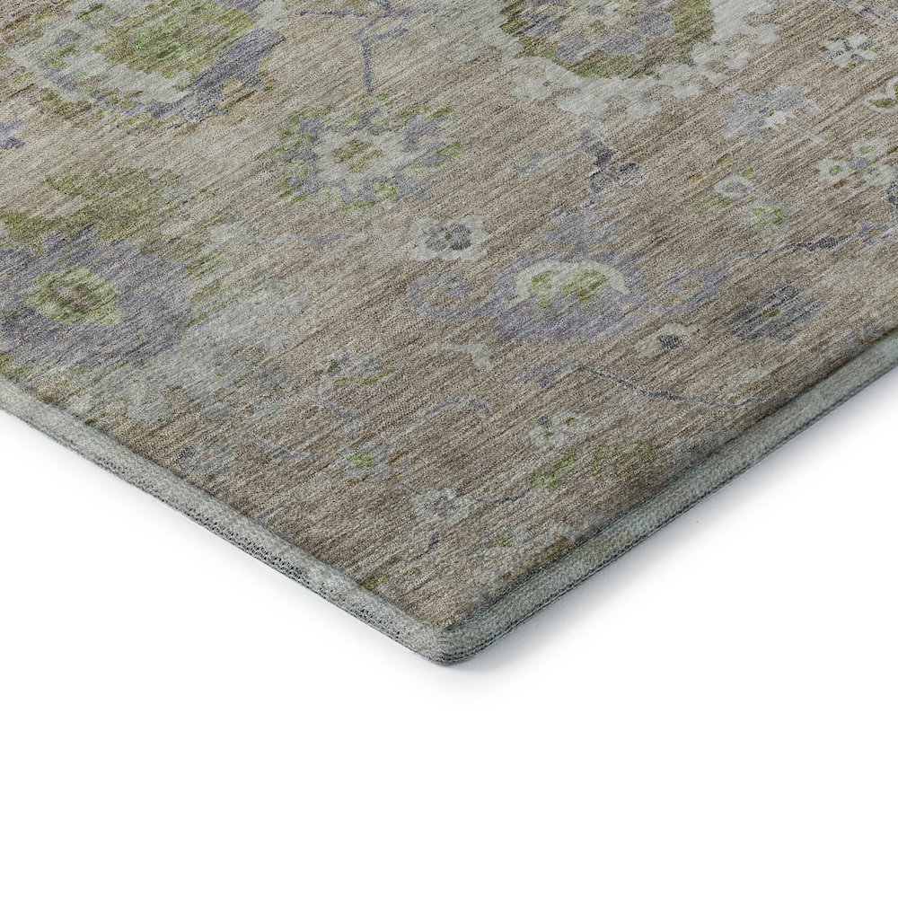 Premium Machine Washable Mayfield AMF1107 Beige 1'8" x 2'6" Rug. Picture 3