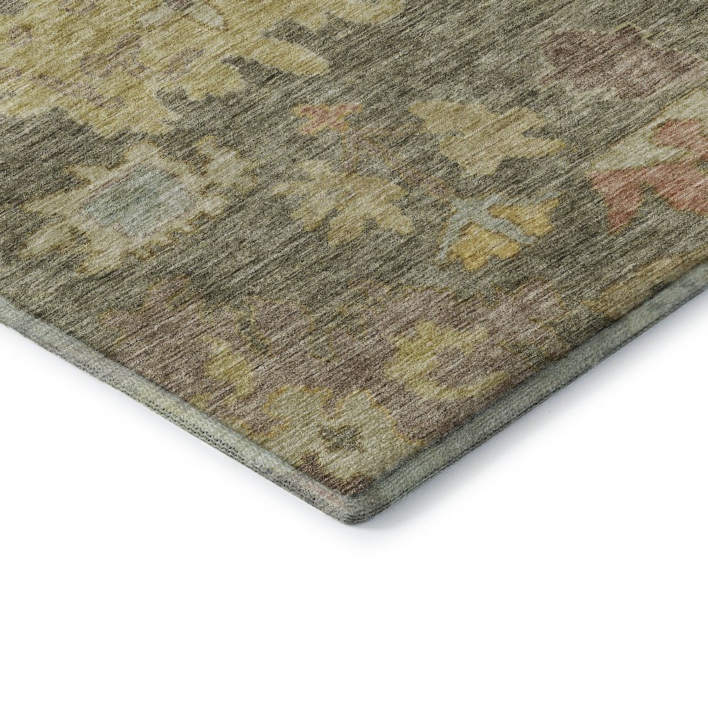 Premium Machine Washable Mayfield AMF1108 Aloe 1'8" x 2'6" Rug. Picture 3