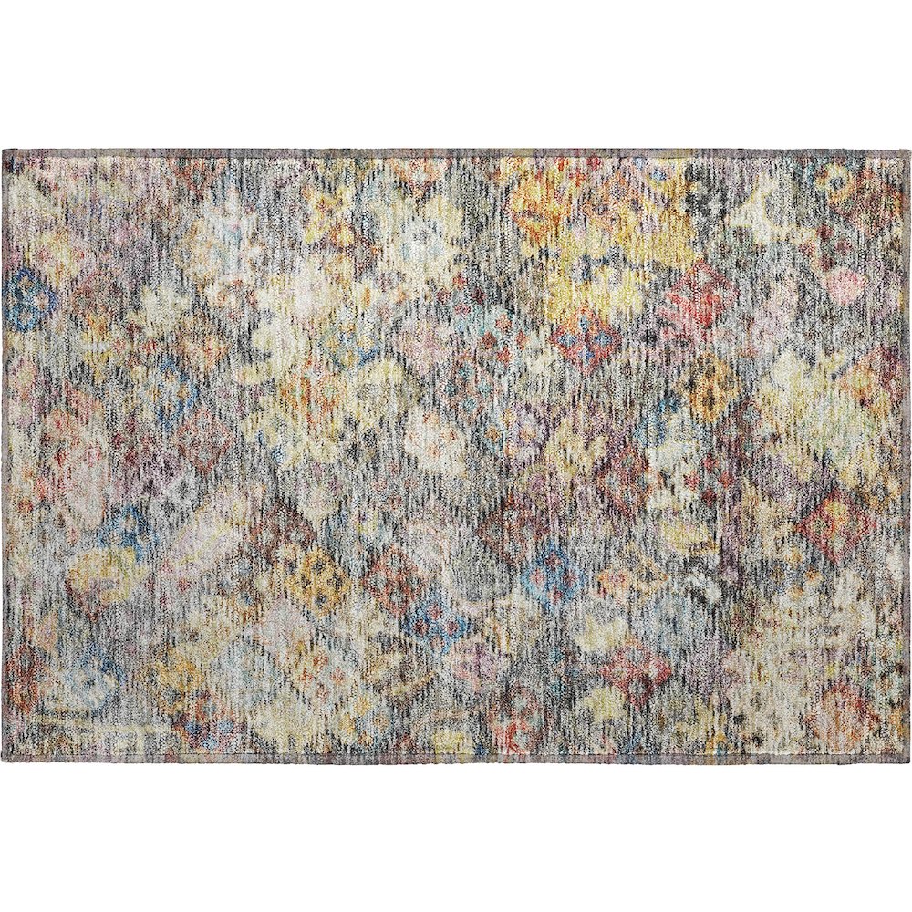 Premium Machine Washable Mayfield AMF1109 Gold 1'8" x 2'6" Rug. Picture 1