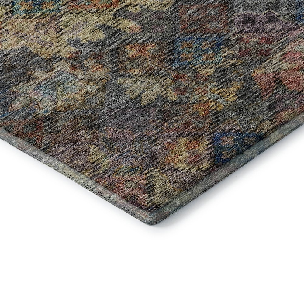 Premium Machine Washable Mayfield AMF1109 Gray 1'8" x 2'6" Rug. Picture 3