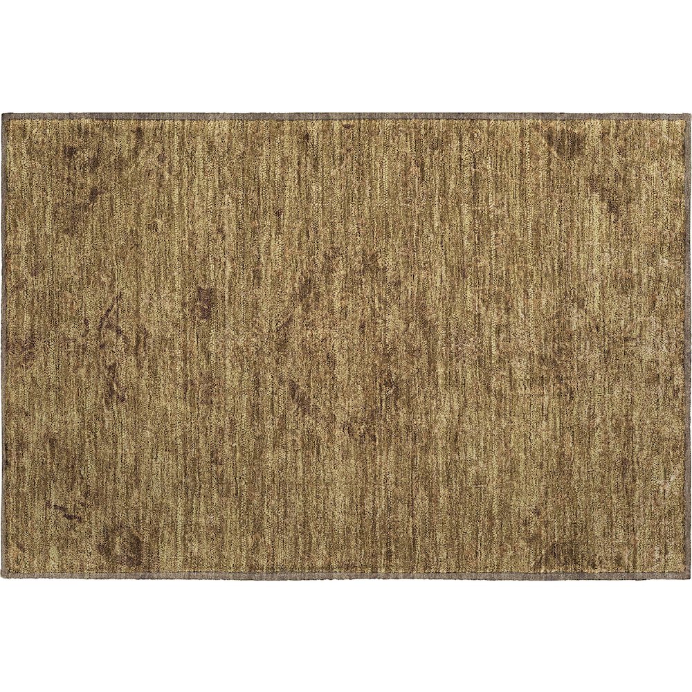 Premium Machine Washable Mayfield AMF1111 Brown 1'8" x 2'6" Rug. Picture 1