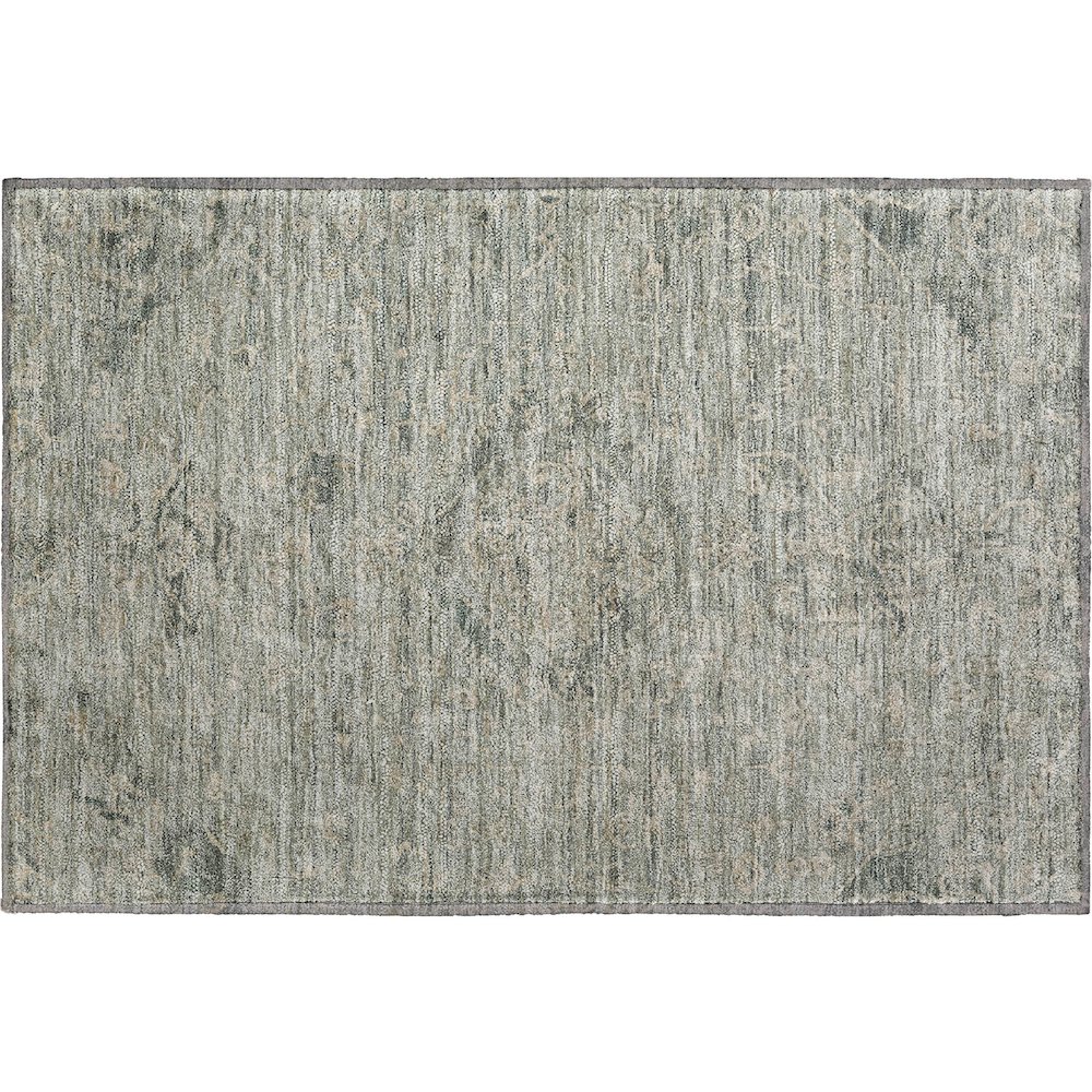 Premium Machine Washable Mayfield AMF1111 Sage 1'8" x 2'6" Rug. Picture 1