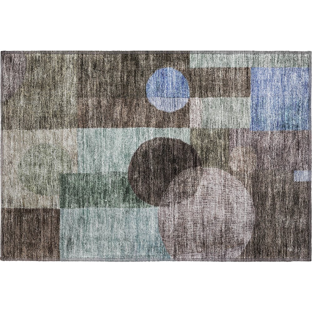Premium Machine Washable Mayfield AMF1114 Brown 1'8" x 2'6" Rug. Picture 1