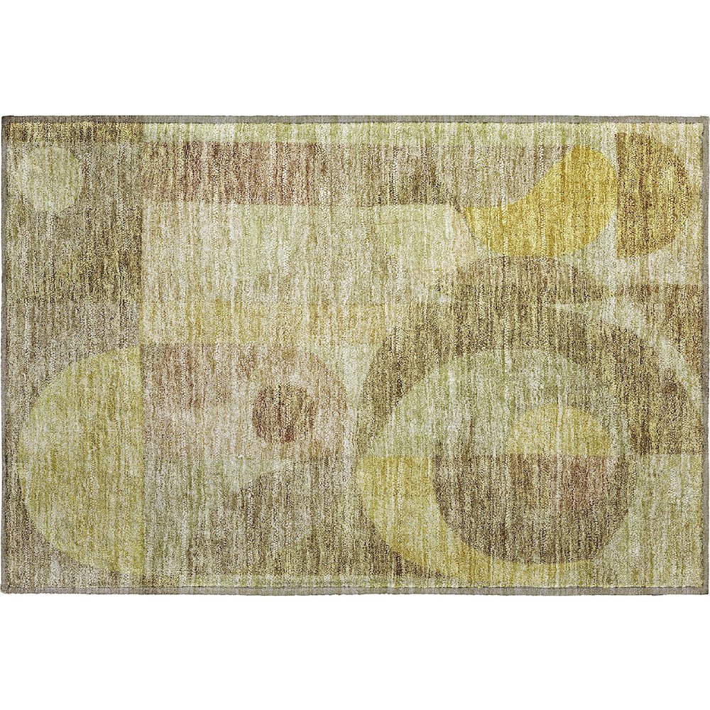 Premium Machine Washable Mayfield AMF1118 Wheat 1'8" x 2'6" Rug. Picture 1
