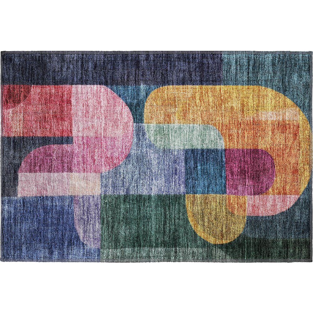 Premium Machine Washable Mayfield AMF1122 Green 1'8" x 2'6" Rug. Picture 1