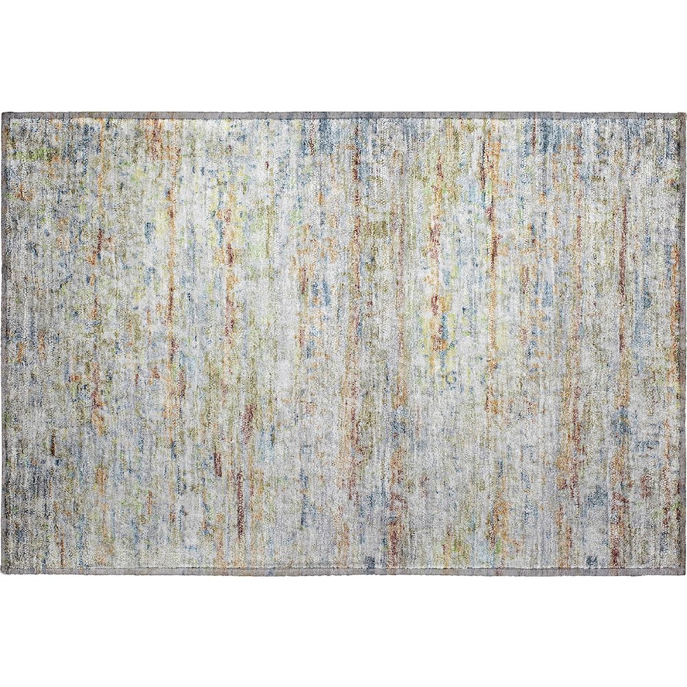 Premium Machine Washable Mayfield AMF1127 Copper 1'8" x 2'6" Rug. Picture 1