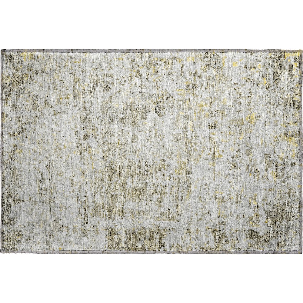 Premium Machine Washable Mayfield AMF1128 Taupe 1'8" x 2'6" Rug. Picture 1