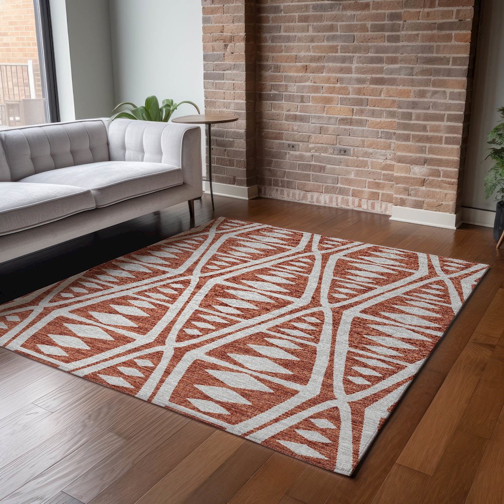 Premium Machine Washable Mayfield  Canyon 2'6" x 3'10" Rug. Picture 6